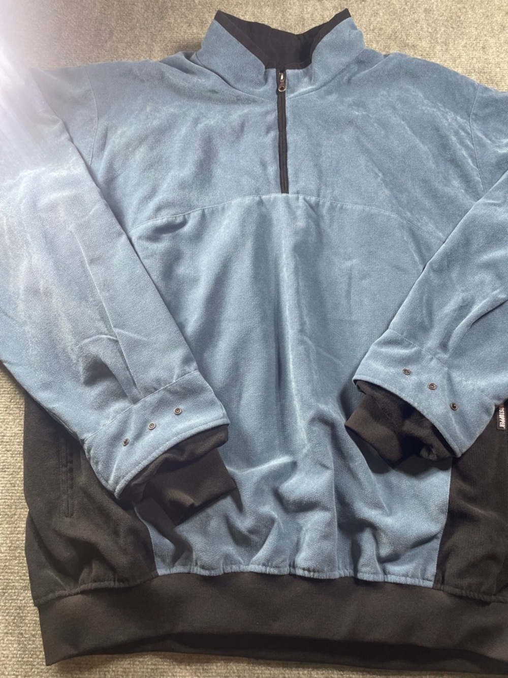 Men's Zero Restrictions Golf  Half-Zip Pullover Jacket - Blue